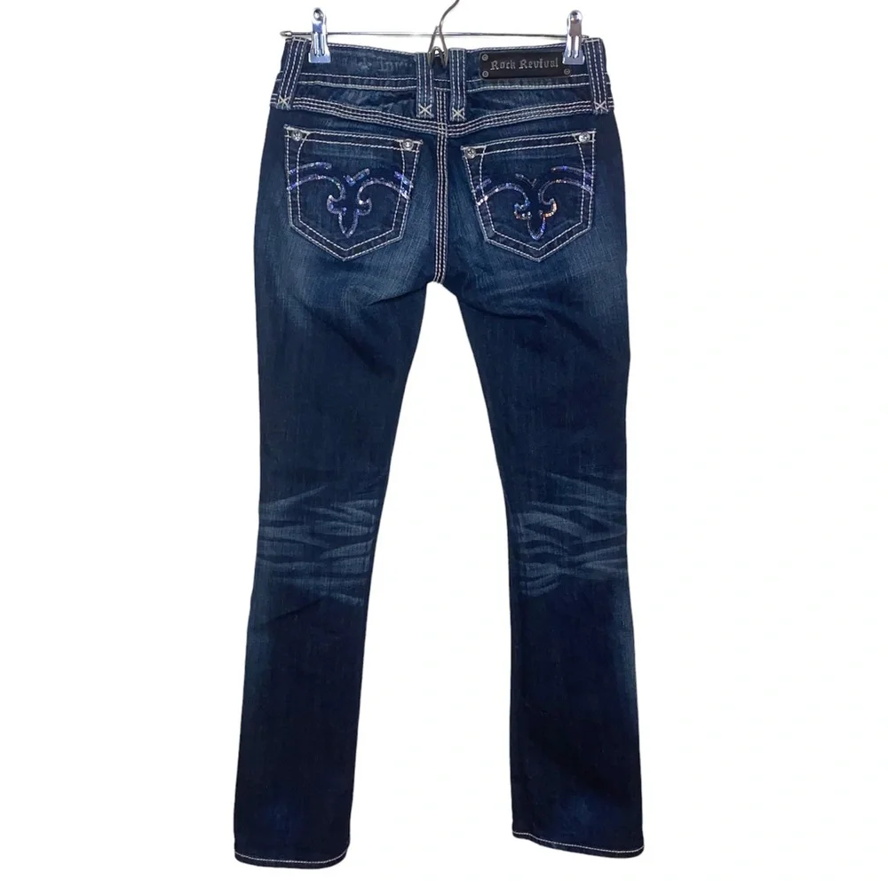 Rock Revival Alanis Boot Cut Jeans Size 27 - Picture 1 of 5
